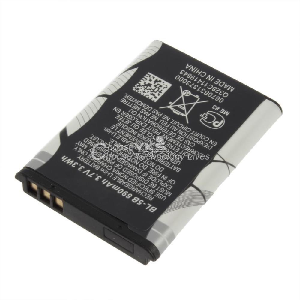 New 3 7V 890 mAh BL 5B BL5B Replacement Battery For Nokia N90 3230 5300 5070
