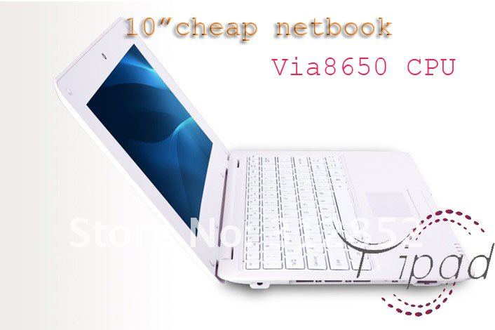 10"VIA8650 mini netbook Android 2.2/WINCE6.0 Mini Notebook mini netbook