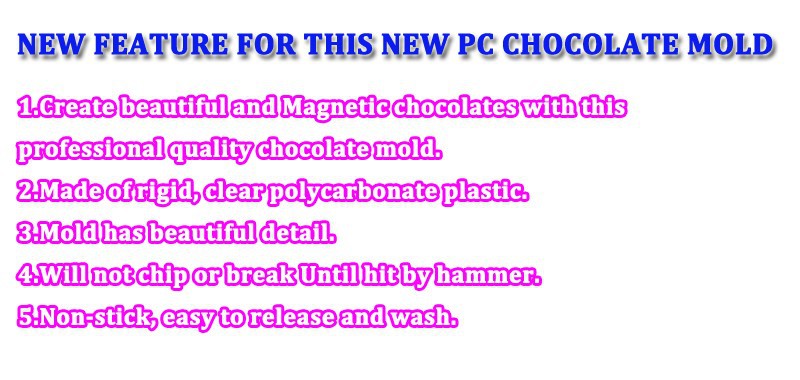 custom polycarbonate chocolate moulds